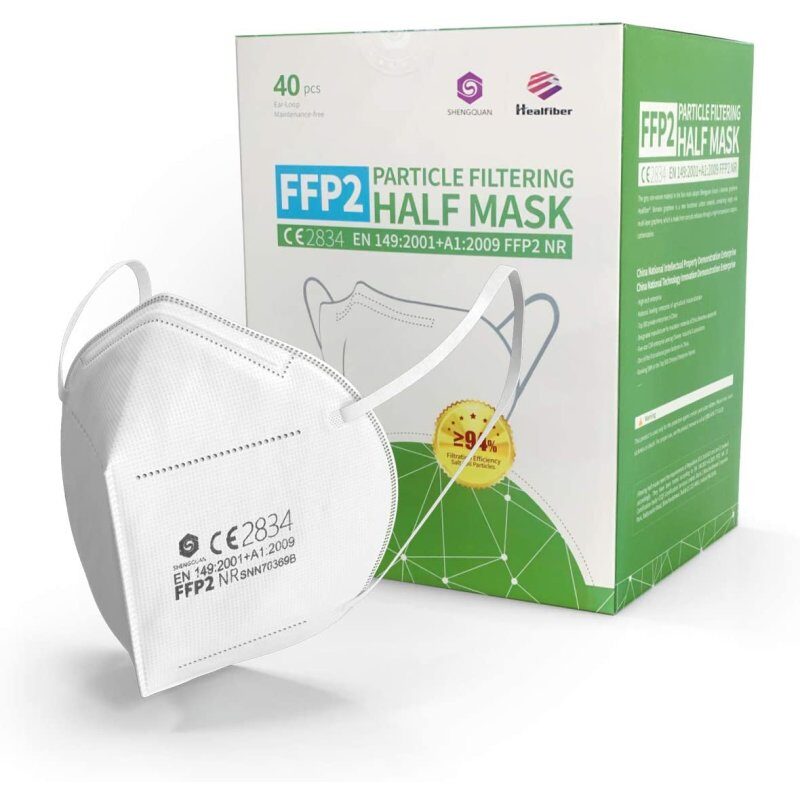NOLIKTAVĀ! Augstas kvalitātes sertificēts respirators FFP2 / sejas maska