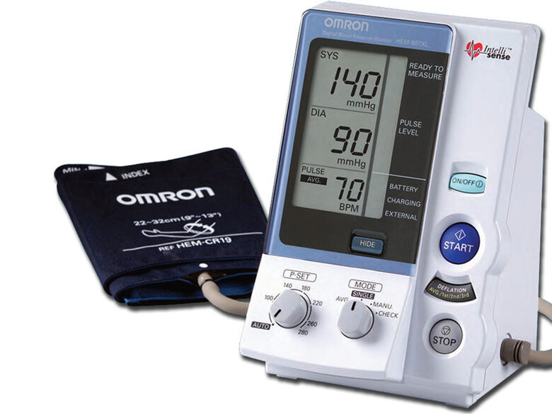 *Profesionāls asinsspiediena mērītājs OMRON PROFESSIONAL BPM HEM-907. Paredzēts klīniskai lietošanai profesionālā vidē. Tips:  Medicīnas ierīce   Klase:  II A