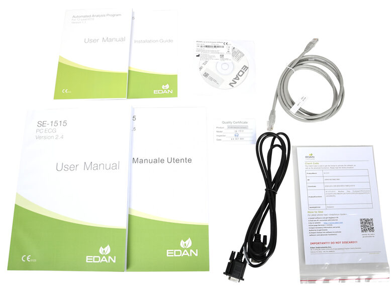 Datora bāzes EKG datu pārvaldības programmatūra modelim EDAN SE-3 COLOR EKG. Tips:  Medicīnas ierīce   Klase:  II A