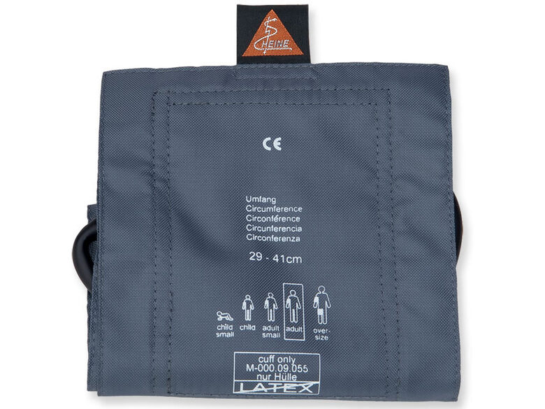 Augstākās kvalitātes vienas caurulītes manšete ar Velcro aizdari. Saderīga ar visiem HEINE sfigmomanometriem. Tips:  Medicīnas ierīce   Klase:  I