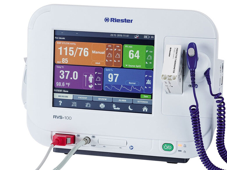 Daudzparametru monitors RVS-100 NIBP + SpO2 + PRED. TEMP. + PRINTERIS. Tips: Medicīnas ierīce Klase: II B
