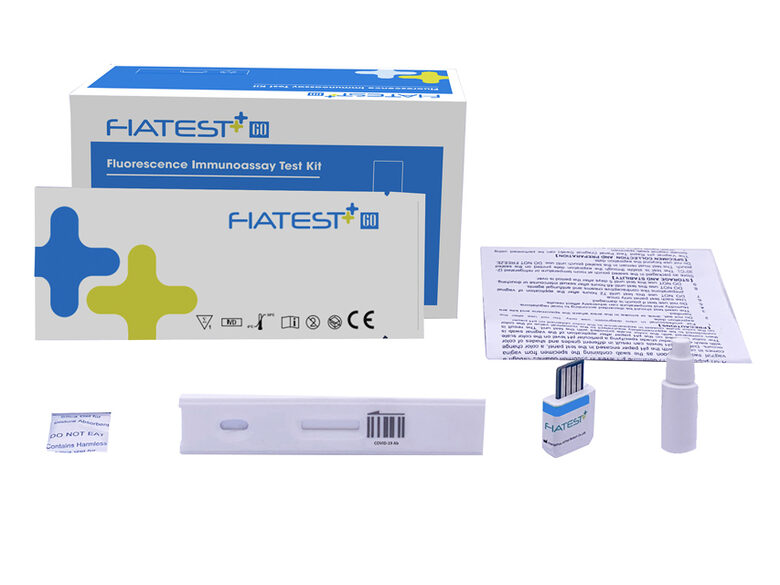 COVID-19 antivielu testi Fluorescence analizatoram, 10 gab. Tips: IVD — profesionālai lietošanai