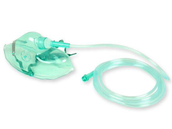 Skābekļa maska. Pieaugušo. OXYGEN MASK with tube - adult. 10 gab. Tips:  Medicīnas ierīce   Klase:  II A