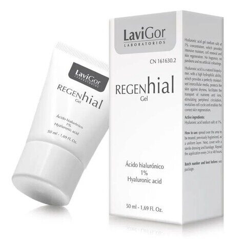 LAVIGOR Regenhial hialuronskābes 1% gels, 50 ml