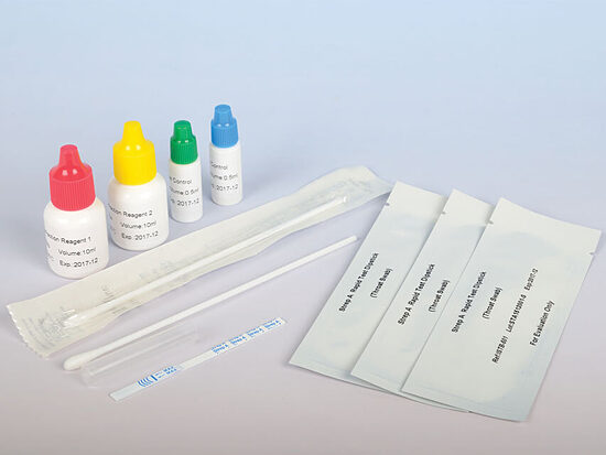 STREP-A TESTS – Dual Colour – testa strēmeles, 50 testi. Tips: IVD — profesionālai lietošanai