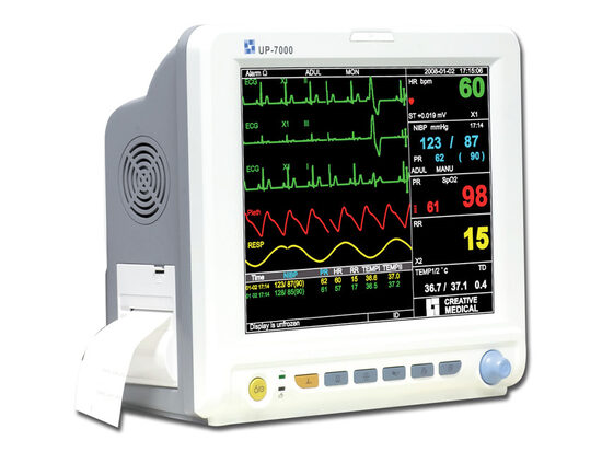 Pacientu vitālo funkciju monitors UP 7000. EKG, RESP, SpO2, 2 TEMP, PR, NIBP. Tips: Medicīnas ierīce Klase: II B