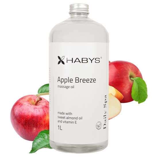 Daily Spa Apple Breeze masāžas eļļa. Piemērota masāžai, kā arī ikdienas ķermeņa kopšanai, 1000 ml