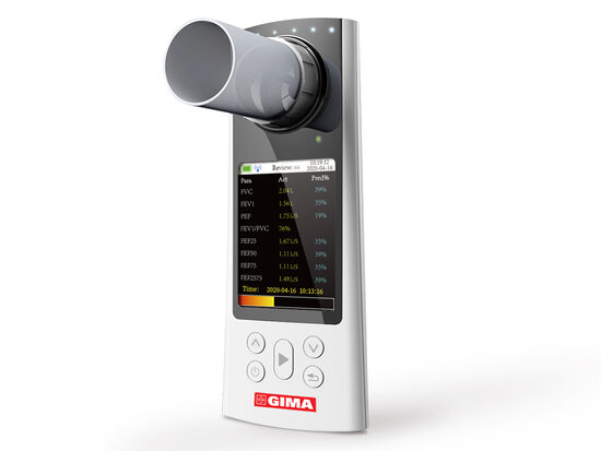 Spirometrs plaušu funkcijas pārbaudei. Tips:  Medicīnas ierīce   Klase:  II A