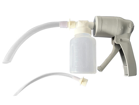 Aspirators šķidrumu izsūknēšanai no elpceļiem vai elpošanas atbalsta sistēmas, kā arī infekcioza materiāla izsūknēšanai no brūcēm. Ar pieaugušo un bērnu katetru. Medicīnas ierīce Klase: I