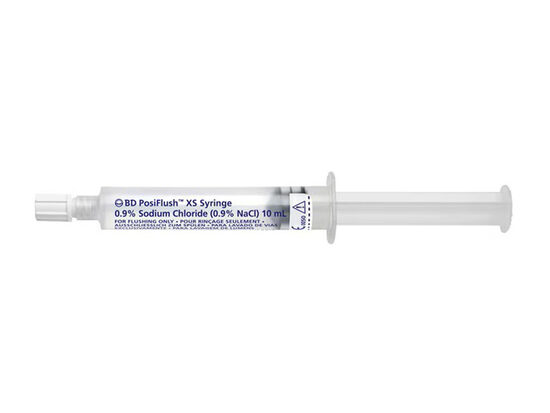 BD POSIFLUSH XS PREFILLED SYRINGE, 10 ml. 30 gab. Tips:  Medicīnas ierīce   Klase:  III. Satur sterilu un nepirogēnu izotonisku 0,9% nātrija hlorīda šķīdumu