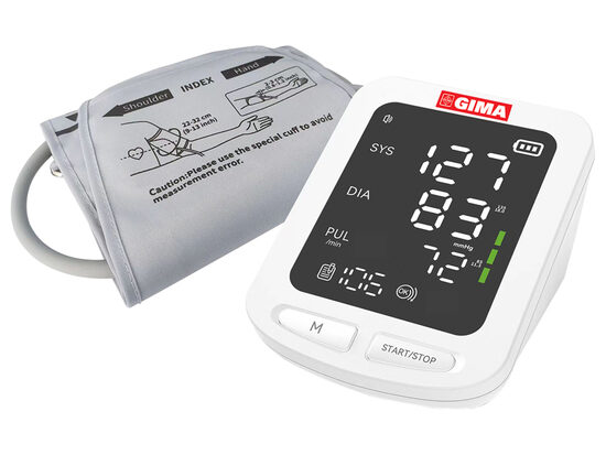 EASYCHECK GIMA AUTOMATIC BLOOD PRESSURE MONITOR – automātiskais asinsspiediena mērītājs. Tips: Medicīnas ierīce Klase: IIA