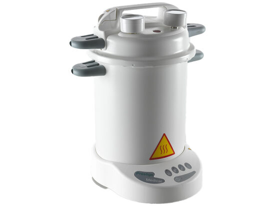 Vertikāls autoklāvs, 12 litri. Ieteicams infekciju kontrolei medicīnas iestādēs, zobārstniecībā, veterinārijā, profesionālajā skaistumkopšanā, tetovēšanas salonos, laboratorijās, pirmsskolās un skolās. Tips: Medicīnas ierīce Klase: II B