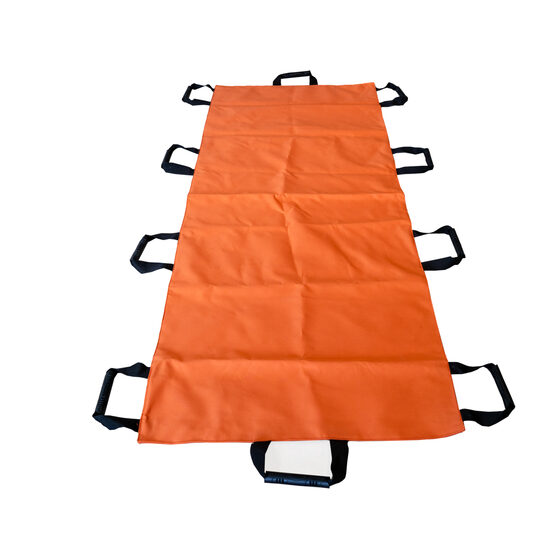 Nestuves, evakuācijas palags, bez rāmja, ar 10 rokturiem. Izmēri atlocītā veidā: 205 x 70 cm (bez rokturiem). Kravnesība: 159 kg