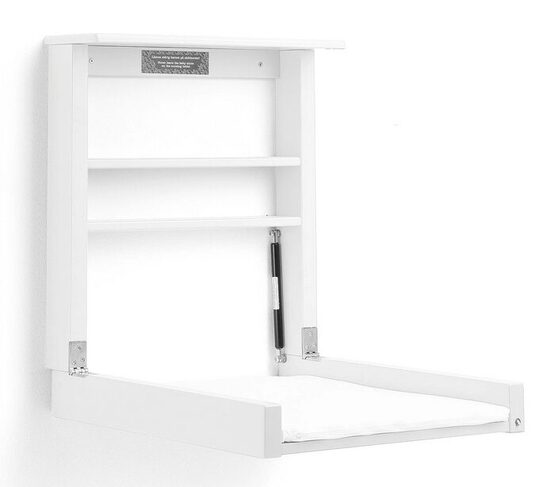 Augstākās kvalitātes zīdaiņu / bērnu pārtinamais galds, montējams pie sienas. Komplektā ietilpst mīksts zīdaiņu pārtīšanas paliktnis. Svara izturība: 40 kg. EN 12221-1:2008+A1:2013. Kvalitātes un ekomarķējums: EPD