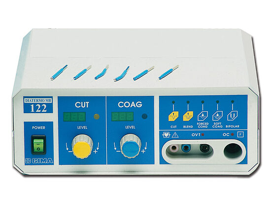 DIATERMO MB 122 120W – mono-bipolāra elektroķirurģijas iekārta ķirurģijai. Tips: Medicīnas ierīce Klase: II B