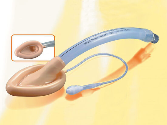 Atkārtoti lietojama silikona laringeālā elpceļu maska. REUSABLE LARYNGEAL MASK. Izmērs: 2. Svara diapazons: 10–20 kg. Tips: Medicīniskā ierīce Klase: IIA