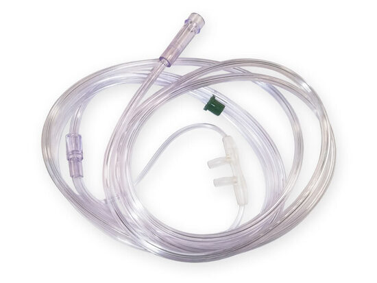 Deguna skābekļa kanile, nazālā kanile skābekļa padevei, sterila, pieaugušo. OXY GLASSES - nasal cannulas. 50 gab. Ražotājs: Fiab SpA, Italy. Tips:  Medicīnas ierīce   Klase:  II A