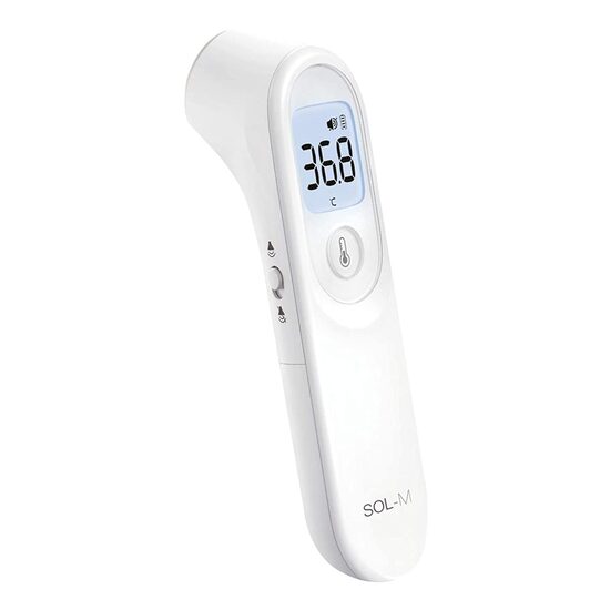 *Bezkontakta infrasarkanais pieres termometrs SOL-M non-contact infrared thermometer YT-1