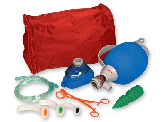 *Ambu® MARK IV RESUSCITATOR - reanimators pieaugušajiem un bērniem virs 15 kg. Komplekts. Ambu® MARK IV IN BAG RESUS. + accessories. Tips:  Medicīnisko ierīču komplekts 