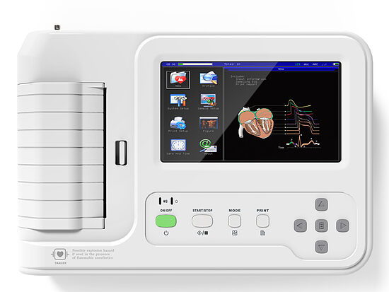 *Elektrokardiogrāfs 600G EKG - 3/6 kanālu ar monitoru. Tips:  Medicīnas ierīce   Klase:  II A
