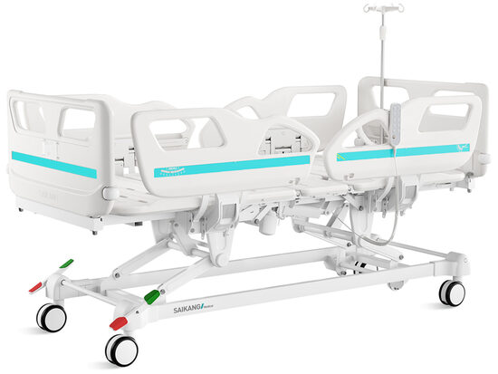 *Elektriska intensīvās terapijas nodaļas maināma augstuma pacienta gulta. Maksimālā pacienta slodze: 250 kg. Tips:  Medicīnas ierīce   Klase:  I
