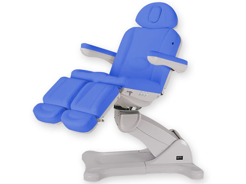 Podoloģijas krēsls, elektromehānisks, 3 motori, zils 