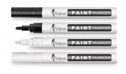 *Permanents marķieris PAINT, balts, alumīnija korpuss