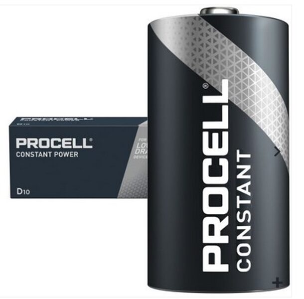 Duracell Procell baterijas INDUSTRIAL D, 10 gab.