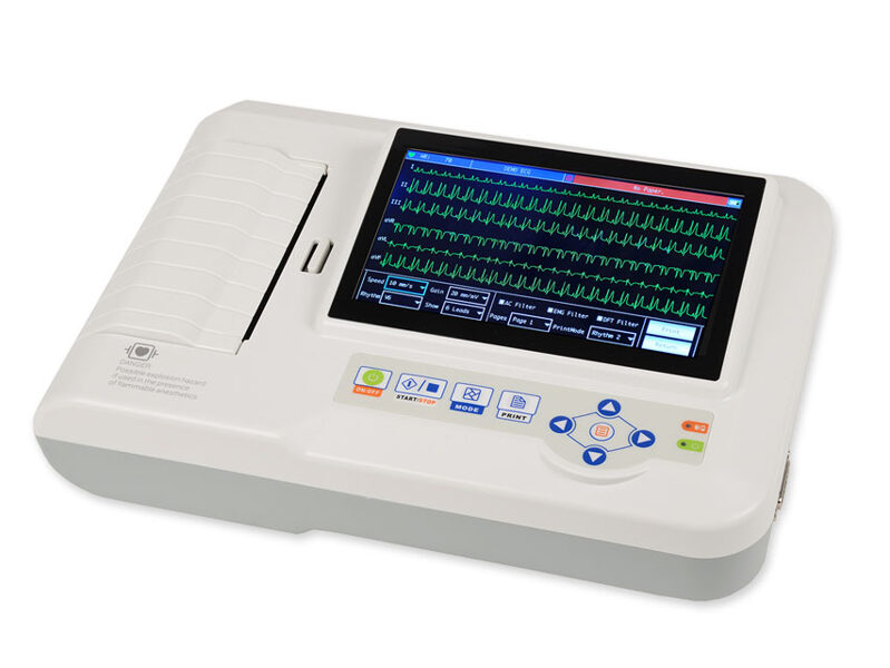 *Elektrokardiogrāfs 600G EKG - 3/6 kanālu ar monitoru. Tips:  Medicīnas ierīce   Klase:  II A