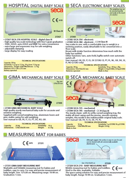 HOSPITAL DIGITAL BABY SCALE, ELECTRONIC BABY SCALES, MECHANICAL BABY SCALE, MEASURING MAT FOR BABIES. Cenas un pieejamība pēc pieprasījuma 