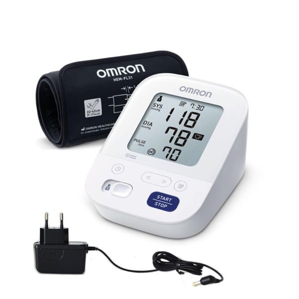 Asinsspiediena mērītājs OMRON M3 Comfort + adapters