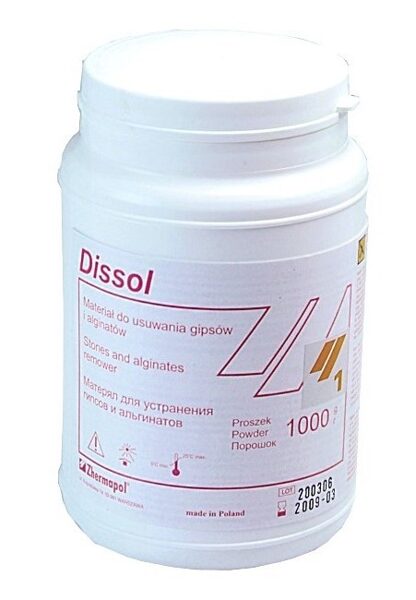 Hromatisks materiāls ģipša un algināta nospiedumu noņemšanai Dissol, 1 kg
