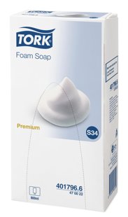 *Putu ziepes TORK FOAM SOAP S34 sistēmai, 800 ml 470022