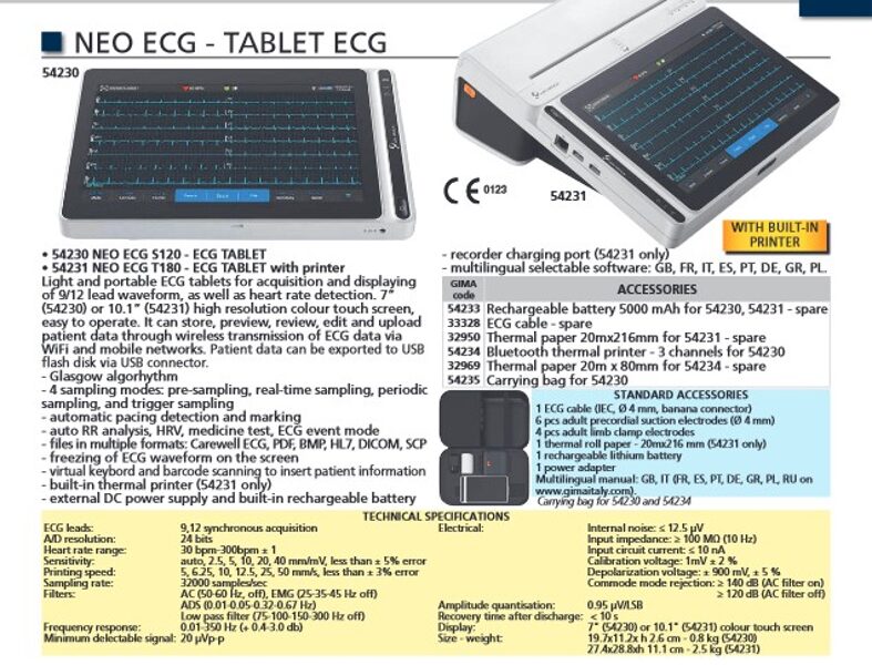 NEO EKG - TABLET EKG