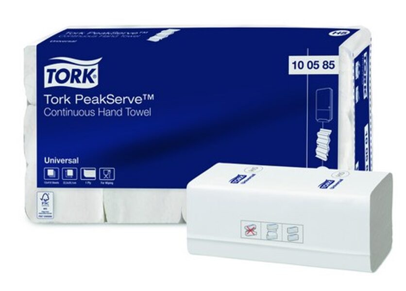 *Roku salvetes TORK PeakServe Continuous H5, 12 paciņas