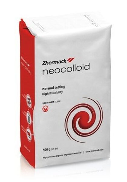 Bezputekļu algināts Zhermack Neocolloid, 500 g