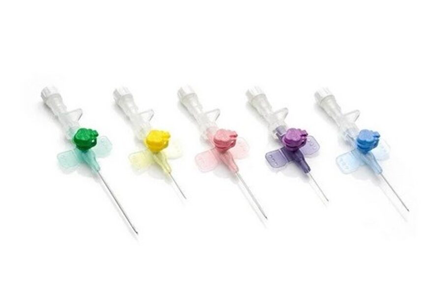 Perifēro vēnu katetrs VENOCATH plus (PTFE), 18G (1.3x45mm), sterils, 100 gab.