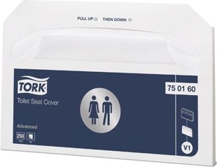 *WC higiēniskās salvetes TORK V1 sistēmai, 250 gab.