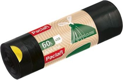 Atkritumu maisi ECOLINE, 60 litri, aizsienami, 15 gab.