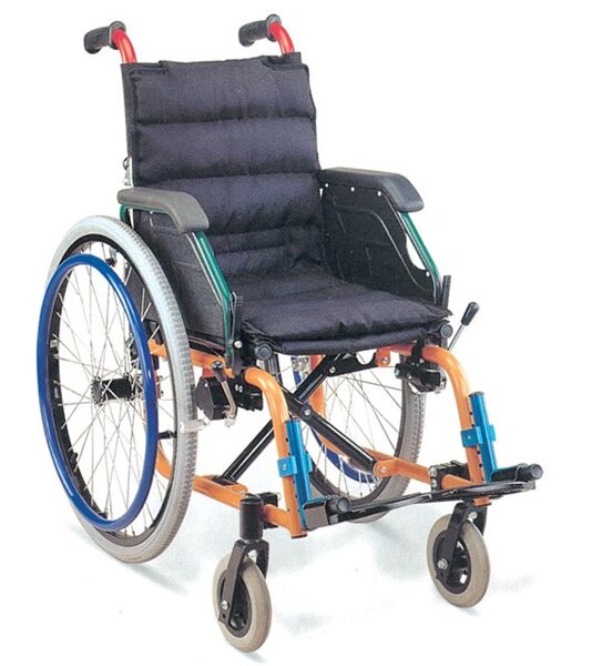 Bērnu ratiņkrēsls. Maksimālā slodze: 75 kg. Tips: Medicīnas ierīce Klase: I
