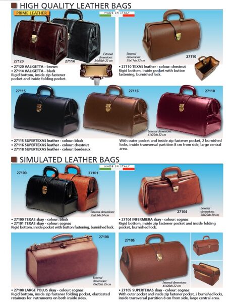 HIGH QUALITY LEATHER BAGS, SIMULATED LEATHER BAGS. Cenas un pieejamība pēc pieprasījuma