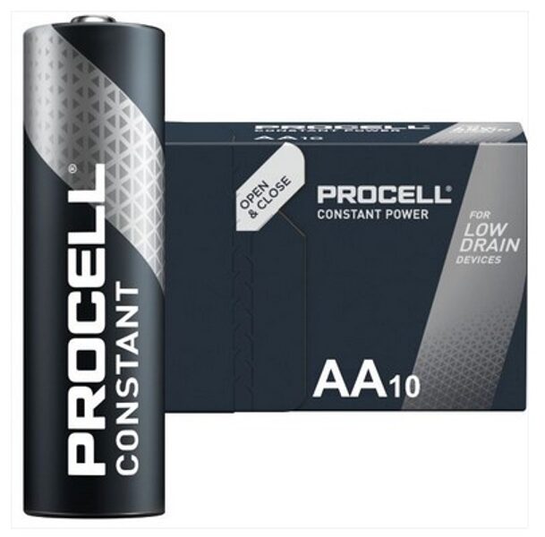 Duracell Procell baterijas INDUSTRIAL AA, 10 gab.
