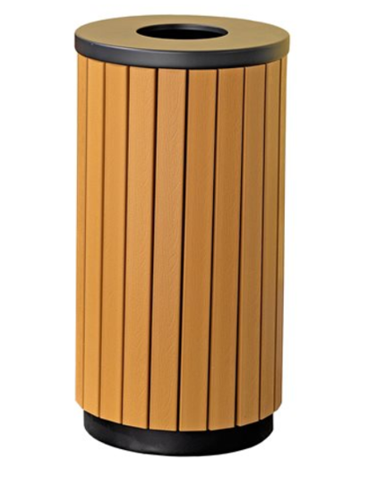 Āra atkritumu tvertne, 42 litri, izņemams, galvanizēta metāla iekšējais konteiners