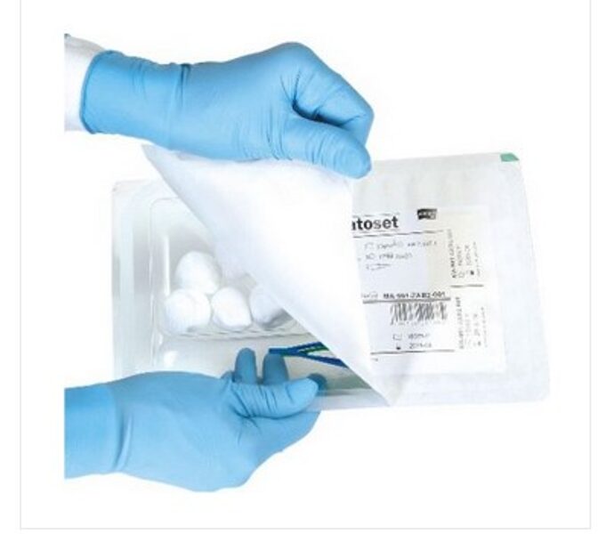 Kateterizācijas komplekts (pārklājs, salvetes, plastmasas sūkļu knaibles), sterils, 1 gab.