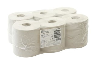 Tualetes papīrs ruļļos/industriālais papīrs TORK UNIVERSAL MINI JUMBO T2, 240m, 12 gab. 120161