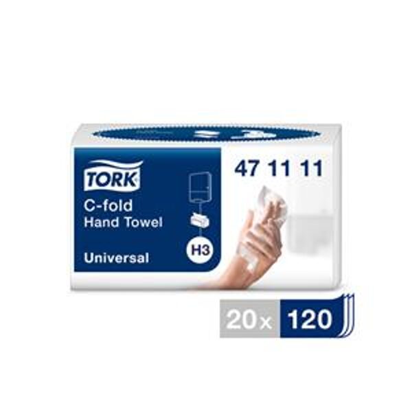 *Roku salvetes TORK UNIVERSAL C H3, 20 paciņas