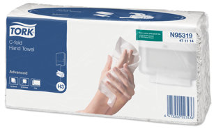 *Roku salvetes TORK C-FOLD HAND TOWEL H3, 20 paciņas