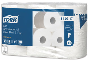 *Tualetes papīrs TORK PREMIUM EXTRA SOFT T4, 42 gab.